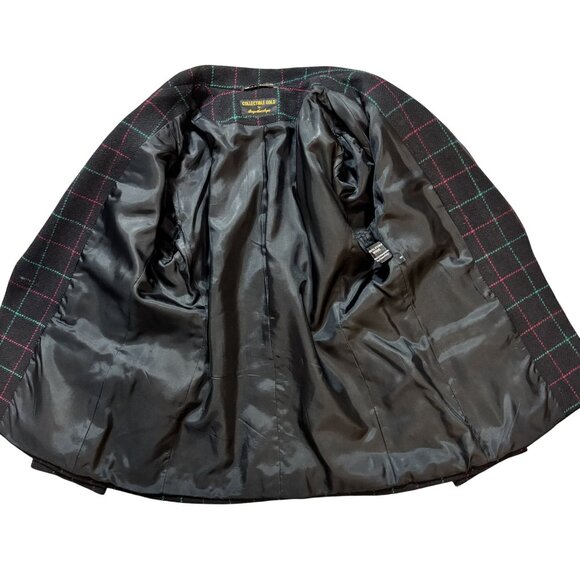 VTG 100% lambswools Collectible Gold by Sergio Sant Angelo Women 8 Blazer jacket - Picture 3 of 10